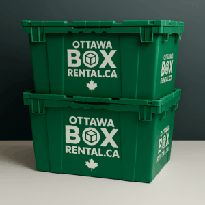 A stack of two boxes